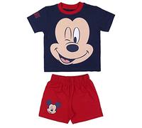 Cerdá - Pijama Verano de Mickey Mouse de Color Azul - Licencia Oficial Disney