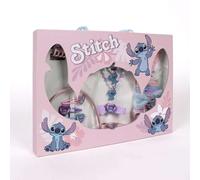 ARTESANÍA CERDÁ Set de belleza Stitch – Coleteros, pinzas, horquillas, cepillos y joyas – Multicolor