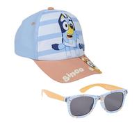 CERDÁ LIFE'S LITTLE MOMENTS Set Gorra Y Gafas de Sol de Bluey, Multicolor, Estándar Unisex niños