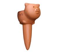 (Cerdito) Dispositivo de filtración de agua con forma creativa de cerámica para el hogar, jardín y plantas