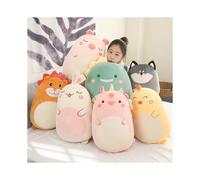(cerdo 80 cm) Juguete de peluche blando Animal Kawaii Unicornio Dinosaurio León Suave Gran Amigo Almohada