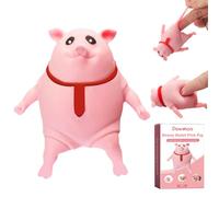 Cerdo Antiestres, Juguetes Antiestres Squeeze, Piggy Creativo de Descompresión, Pop Fidget It Toy, Juguetes Antiestrés para Adultos y Niños