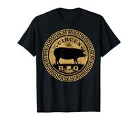 Cerdo Barbacoa Circo Vintage Camiseta