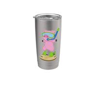 Cerdo Buceador Snorkel Buceo Vaso térmico de acero inoxidable de doble pared