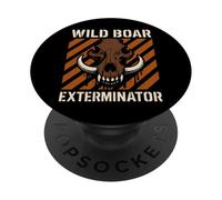 Cerdo Caza Cerdo Salvaje Control Jabalí Orgullo de Patrulla de CER PopSockets PopGrip Adhesivo