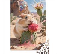 Cerdo de Guinea Puzzle Adulte 1000 Pièces Jeu Éducatif Jouets Défi Artisanat Cadeau Famille Décoration Intérieure Pour Adultes Et Enfants À Partir De 14 ANS 1000pcs (75x50cm)
