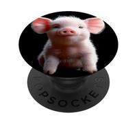 Cerdo Doméstico Cerdito Amoroso Cochinillo PopSockets PopGrip Adhesivo