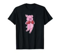 Cerdo Hace Boxeo Camiseta gráfica económica