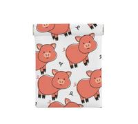 Cerdo Lindo de la Historieta, Squeeze Top Wallet Bolsa de Almacenamiento para Mujer Monedero pequeño Bolsa de Cambio