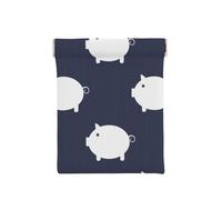 Cerdo Lindo, Squeeze Top Wallet Bolsa de Almacenamiento para Mujer Monedero pequeño Bolsa de Cambio