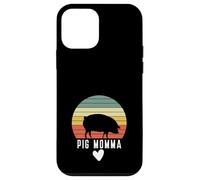 Cerdo Mamá Mamá Granjero Granja Show Piglet Piggy Farming Carcasa para iPhone 12 mini