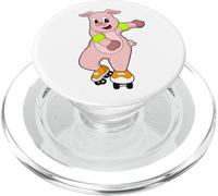 Cerdo Patinaje sobre Ruedas Patines de Cuatro Ruedas PopSockets PopGrip para MagSafe