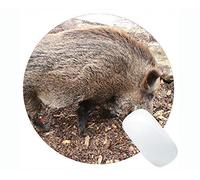 Cerdo Personalizado Durable Hogar y Oficina Mousepad Jabalí Año Nuevo de Pig Gaming Round Mouse Pad