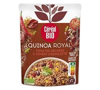 CEREAL BIO - Quinoa Royal Tomates Secos Y Pimiento De Espelette 220 G - Lote de 4