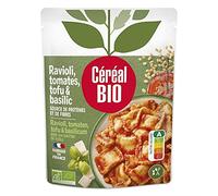CÉRÉAL BIO - Ravioli Tofu Albahaca Orgánica 267 g - 4 unidades - Se vende en un set