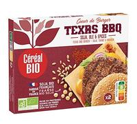 CÉRÉAL BIO Texas Bbq - Juego de 3 hamburguesas con forma de corazón (160 g)
