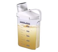 Cereal Container, Large Airtight Food Storage Jar with Measuring Cup and Easy-Pour Spout, Dry Container for Flour, Rice, Grains, Snacks, Pasta, Baking Supplies, Kitchen Pantry Organisation