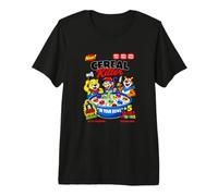 Cereal Killer Funny Halloween Cartoon Breakfast Humor Design Camiseta Premium