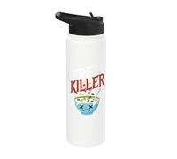 Cereal Killer I Disfraz de Cereal Cereal Fiesta de Halloween Stainless Steel Insulated Water Bottle