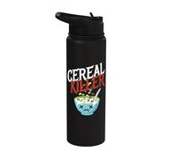 Cereal Killer I Disfraz de Cereal Cereal Fiesta de Halloween Stainless Steel Insulated Water Bottle