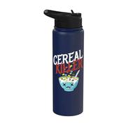 Cereal Killer I Disfraz de Cereal Cereal Fiesta de Halloween Stainless Steel Insulated Water Bottle