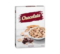 Cereales copos tostados de trigo integral y arroz Hacendado con chocolate Caja 425 g Pack 2