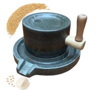 Cereales de Piedra Molino Manual de Piedra | Molinillo de granos de café y especias para casa, cocina, restaurante, panadería, café, harina, pimienta, sal