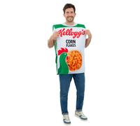 Cereales Kelloggs Caja Novedad Comida Divertido Disfraz Hombre de Mujer Traje