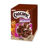 Cereales Nestlé Chocapic Proteína, Cereales integrales con chocolate, 7 estuches de 340g