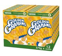 Cereales Nestlé Golden Grahams, Cereales de trigo y maíz, 12 x 375 g
