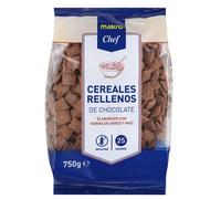 Cereales y Granolas Sin Gluten METRO Chef - 750g y 500g | Sabores de Miel, Chocolate y Frutas | Perfectos para Desayunos y Snacks Saludables (1 BOLSA, Cereales Rellenos de Chocolate sin gluten 750g)