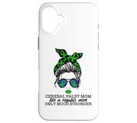 Cerebral Palsy Mom Mother's Day CP Boy Girl Warrior Support Carcasa para iPhone 16 Plus