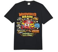 Cerebro de Carpintero, Divertido Taller de carpintería Diciendo Carpintero Comfort Colors Adult Heavyweight T-Shirt