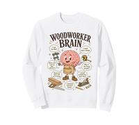 Cerebro de Carpintero, Divertido Taller de carpintería Diciendo Carpintero Sudadera
