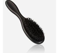 Cerebro de cerdas de cerdas de, cepillo de peine de barba y bigote, aseo y cuidado de barba, cerdas naturales suavemente, livianas, 15.6x4.1x2.9cm, para barberos