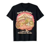 Cerebro del Lector Imagination Storytime Libros para niños Camiseta