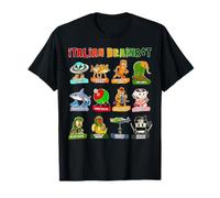 Cerebro Italiano Lot Divertido Cerebro Italiano Lot Meme Camiseta