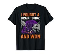 Cerebro Luché contra un Tumor Cerebral y gané Recov cirugía Cool Mens Camiseta