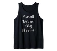 Cerebro Pequeño Corazón Grande Camiseta sin Mangas