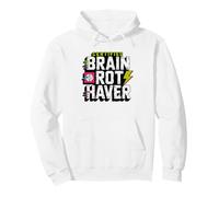 Cerebro Podrido Frase Divertida Roido Internet Gen Z Sudadera con Capucha
