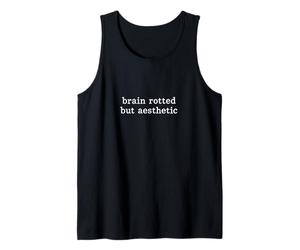Cerebro podrido Pero estético Divertido podredumbre Cerebral Camiseta sin Mangas
