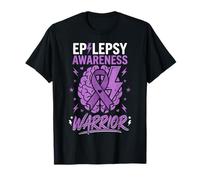 Cerebro Relámpago Guerrero Conciencia Epilepsia Camiseta