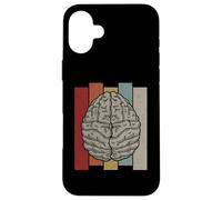 Cerebro Retro Vintage Inteligencia Humana psique Carcasa para iPhone 16 Plus