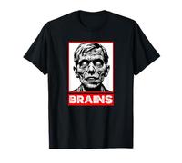Cerebros Zombie Bold Street Style Muertos vivientes Terror Películas Amantes Camiseta