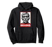 Cerebros Zombie Bold Street Style Muertos vivientes Terror Películas Amantes Sudadera con Capucha