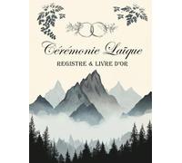Cérémonie Laïque : Registre et Livre d'Or: Immortalisez les signatures officielles des témoins, vœux des invités et souvenirs de votre mariage