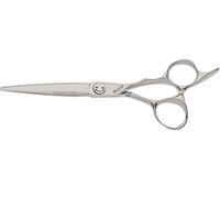 Cerena ZEN Tijera De Corte De Cabello 6,25 Pulg Offset, Acero Inox, Plata