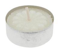 Cereria de Giorgio risthò Tealight con Cup, Cera, Blanco, 3.6 x 3.6 x 1.7 cm
