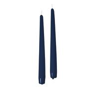 Cereria de Giorgio risthò Velas cónicas para candelabro, Cera, Azul Noche, 2.2 x 30 cm, 12 Unidades