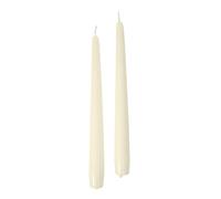 Cereria di Giorgio Risthò - Velas cónicas para candelabro, Cera de parafina, Color Crema, 2,2 cm, 10 Unidades